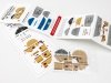 Red Fox Studio QS-32142 Bf 108 Taifun Updated Full Interior for Eduard 3D colored resin IP 1/32